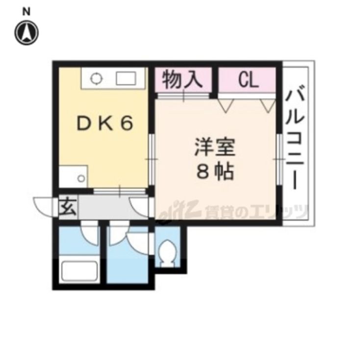グランミュゼ北野303の間取り