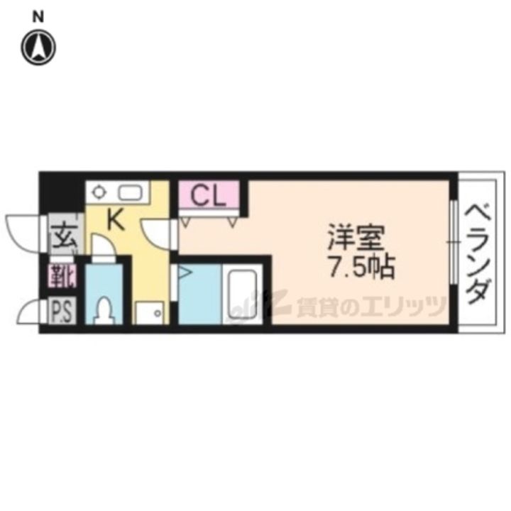 デプレ北野311の間取り
