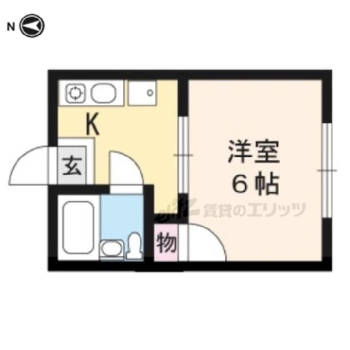 加納ハイツHの間取り