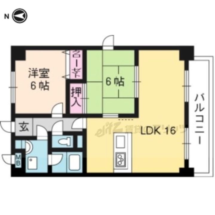 CASAVERDEの間取り