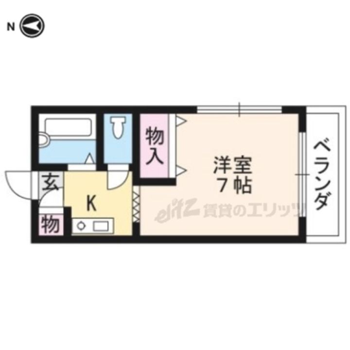 第2レジデンス春田252の間取り