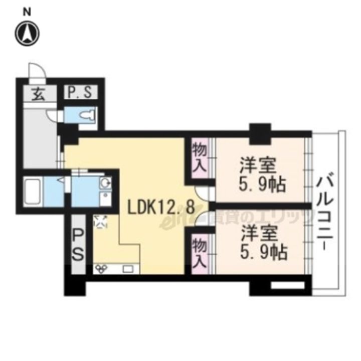 グランディール堤の間取り