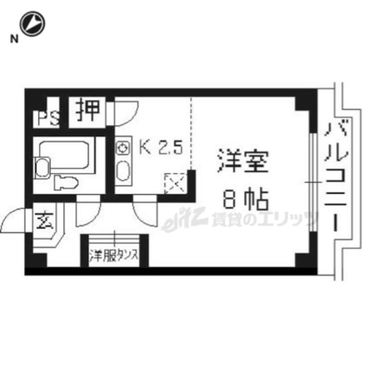 第26長栄センチュリーハイツ110の間取り