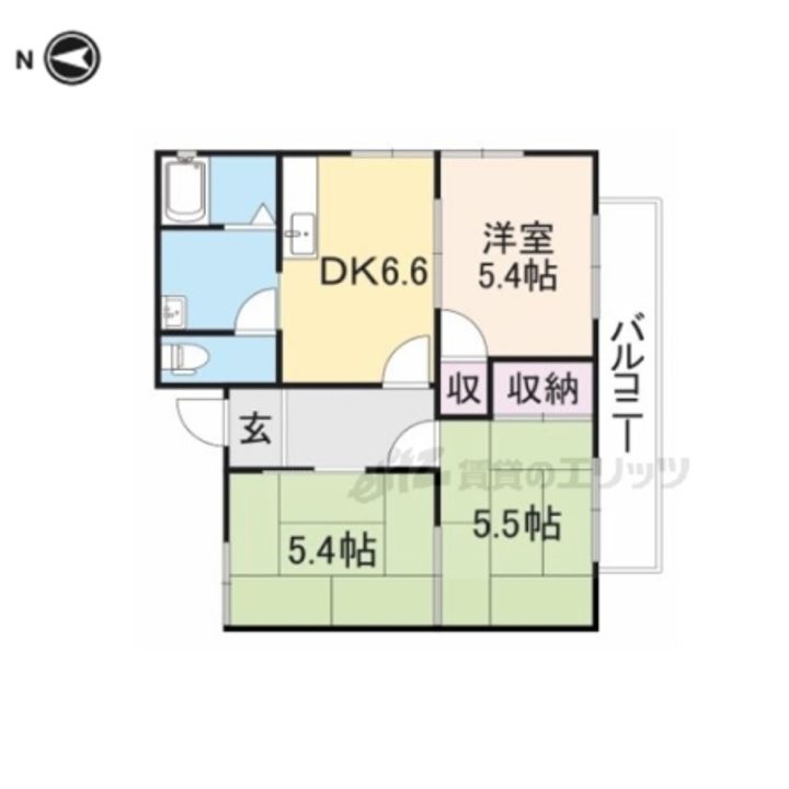 サニーコート勧の間取り