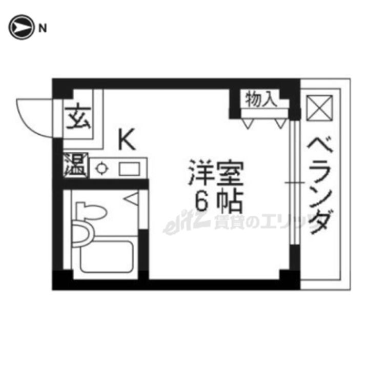 フレンドリー二条302の間取り