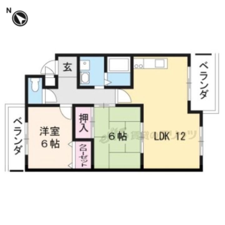 アーバニティー桂の間取り