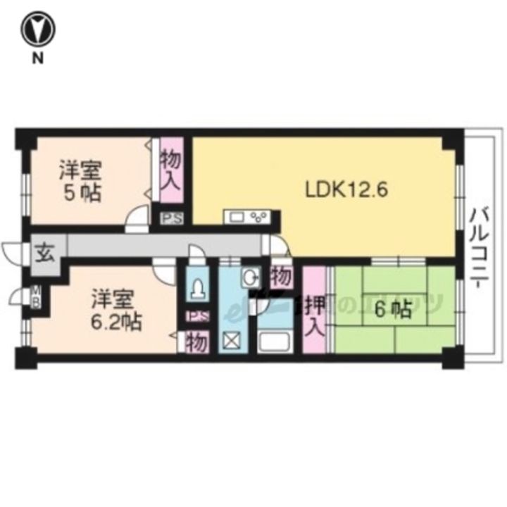 大翔第二ビルの間取り