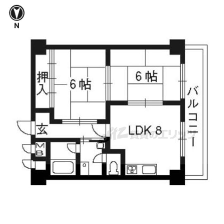 ロイヤルコーポの間取り