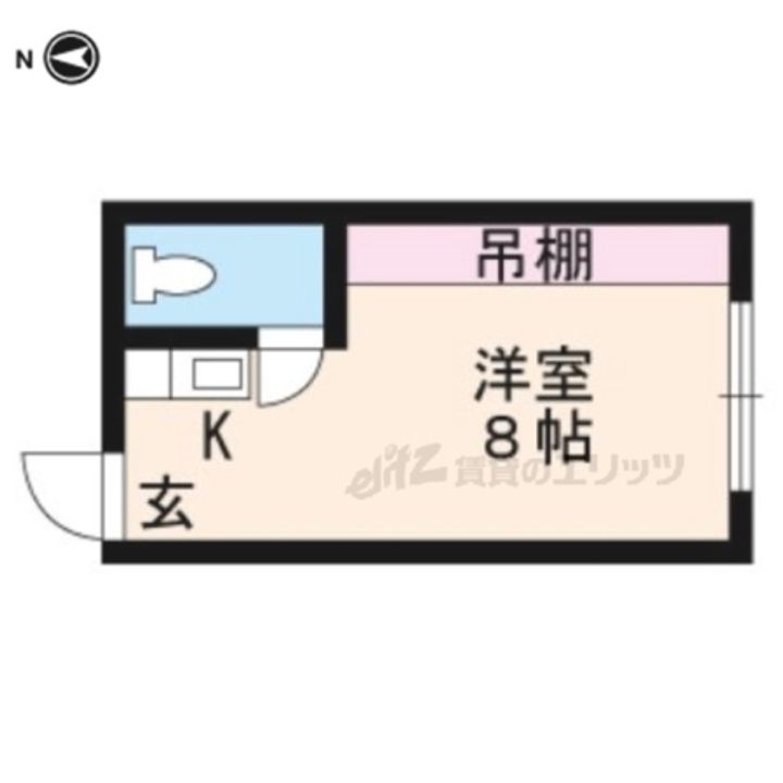 粟津ハイツの間取り