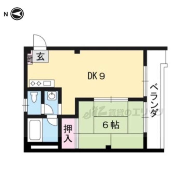 V AND Yホームヤスダ203の間取り