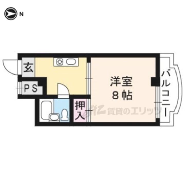 ルミエール白梅307の間取り