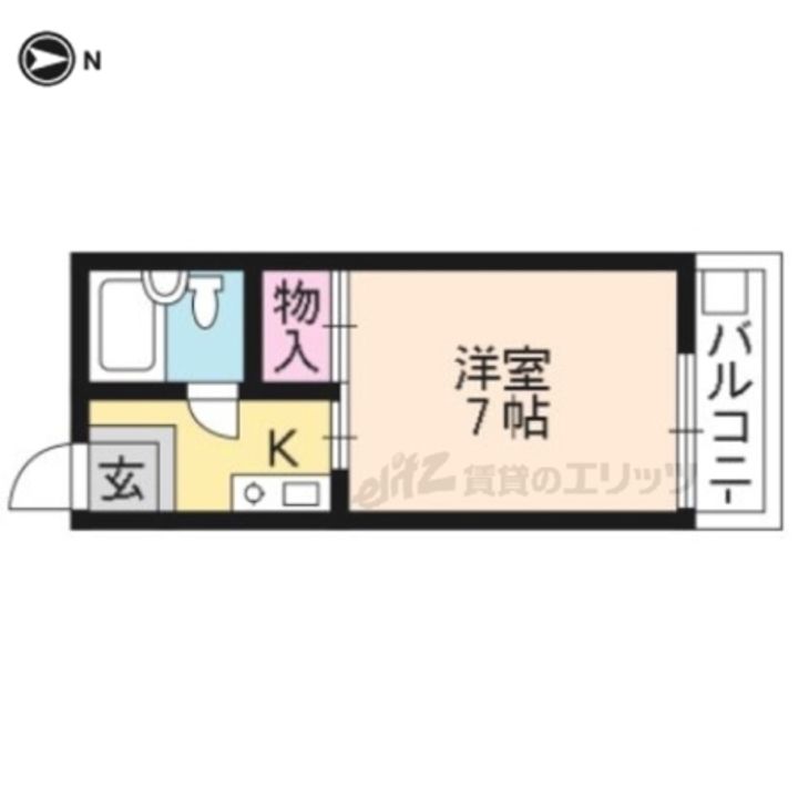 ルミエール白梅305の間取り