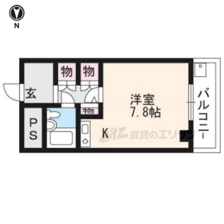 プロスパーズD・C204の間取り
