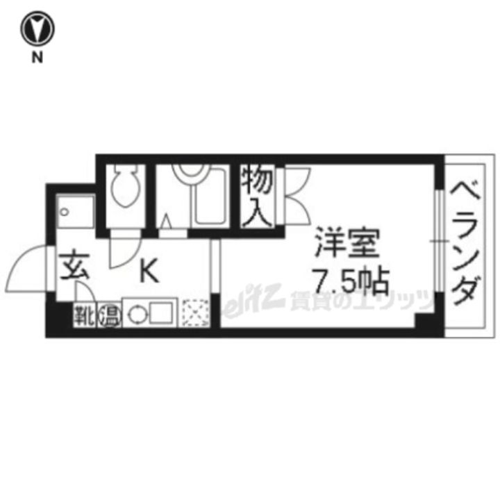 エガールパレス101の間取り