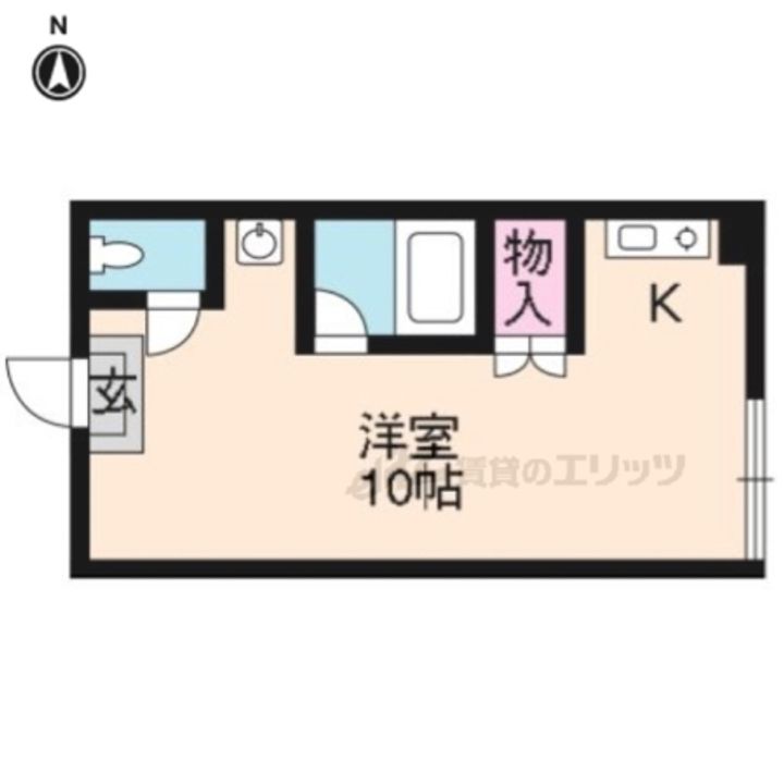 サントピア太秦105の間取り