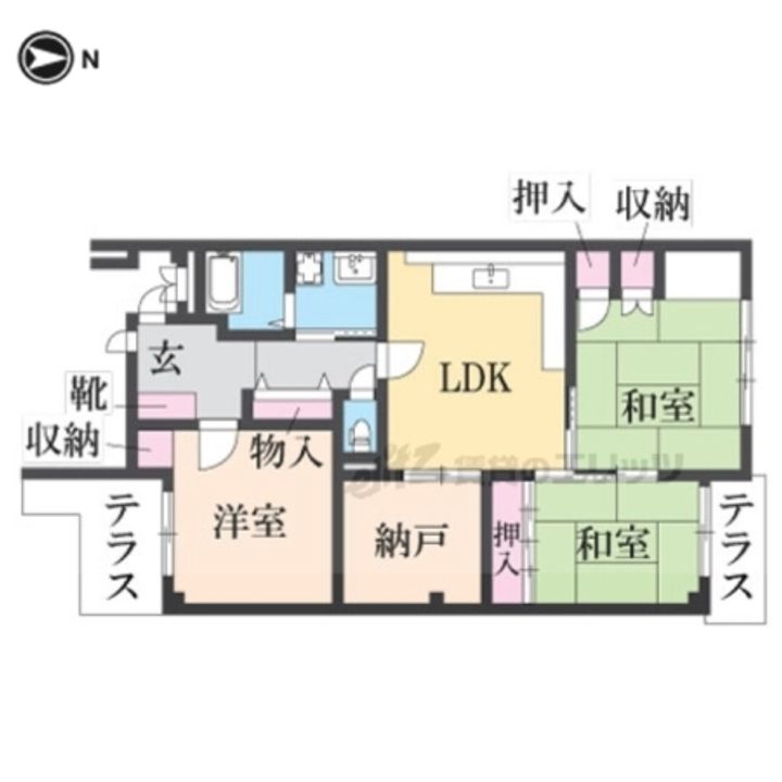 プラザ晴明館101の間取り