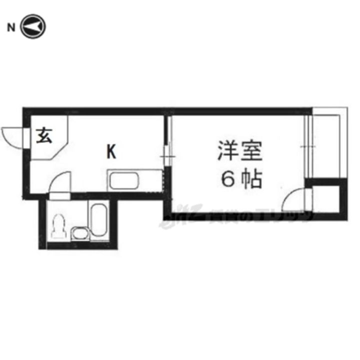 シモン堀川401の間取り