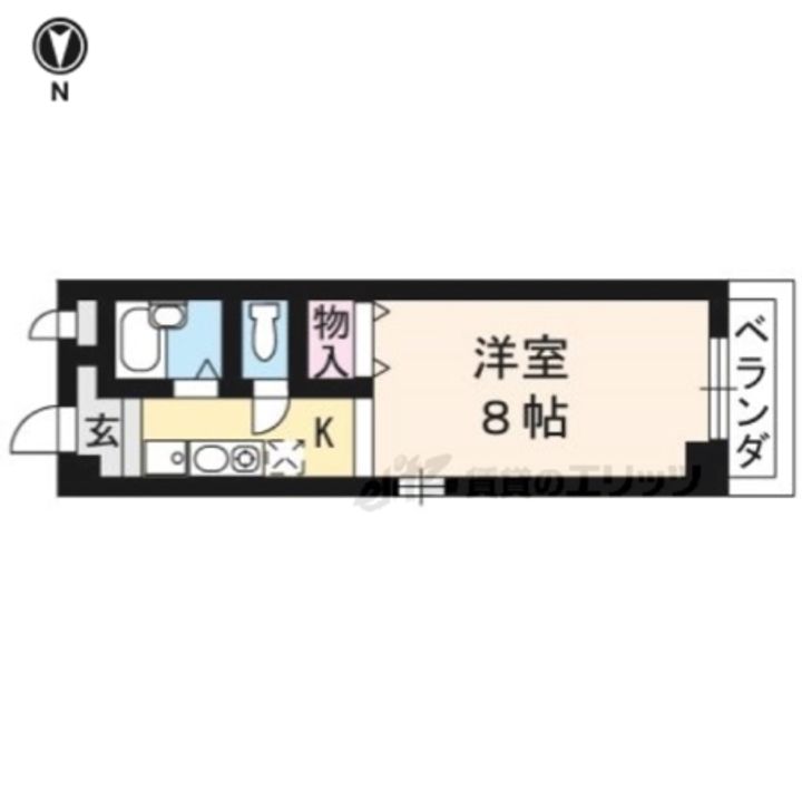 ドミール参番館305の間取り