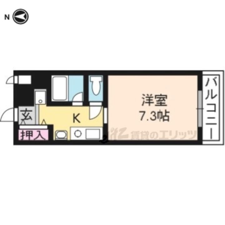 ロイヤルレジデンス岡崎102の間取り