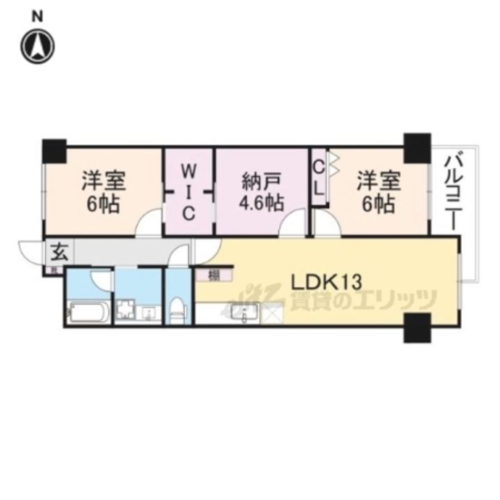 インペリアル京都の間取り