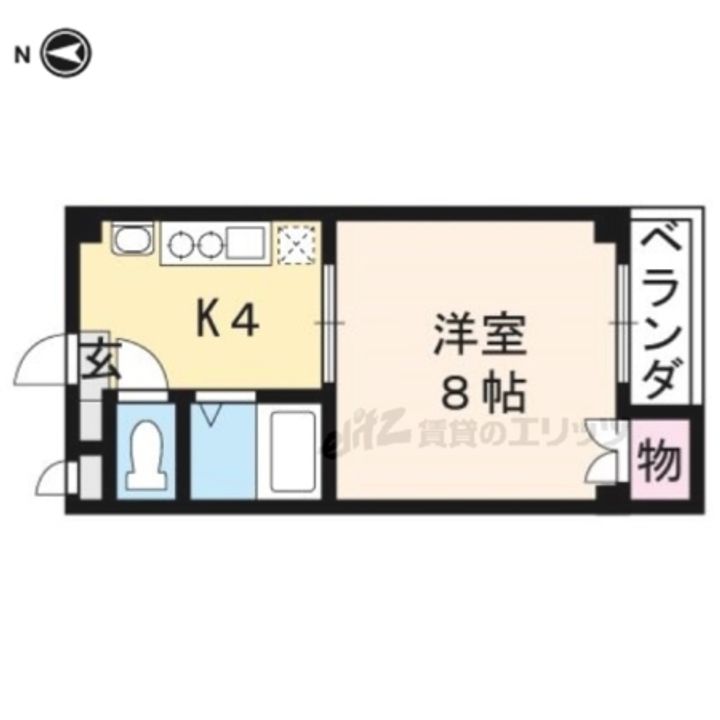 カーサ清明302の間取り