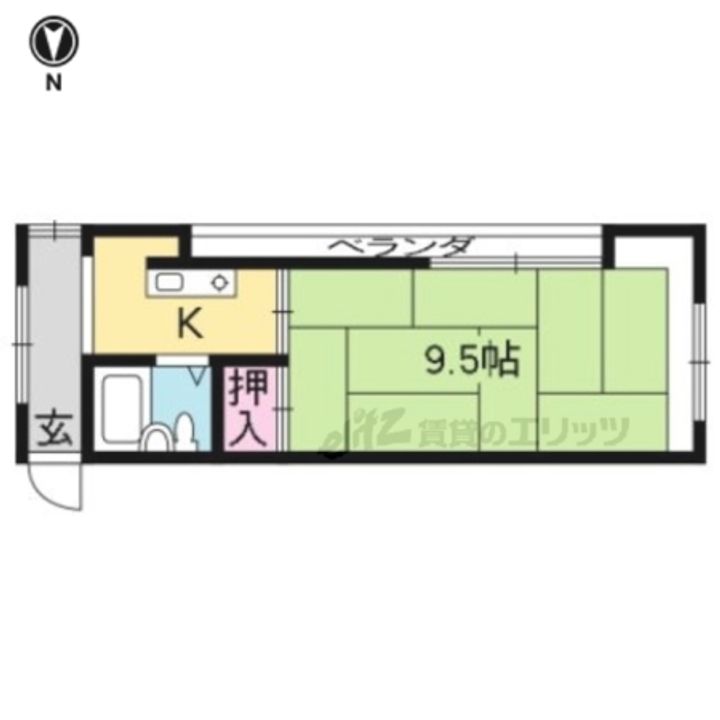 ウタノマンション205の間取り