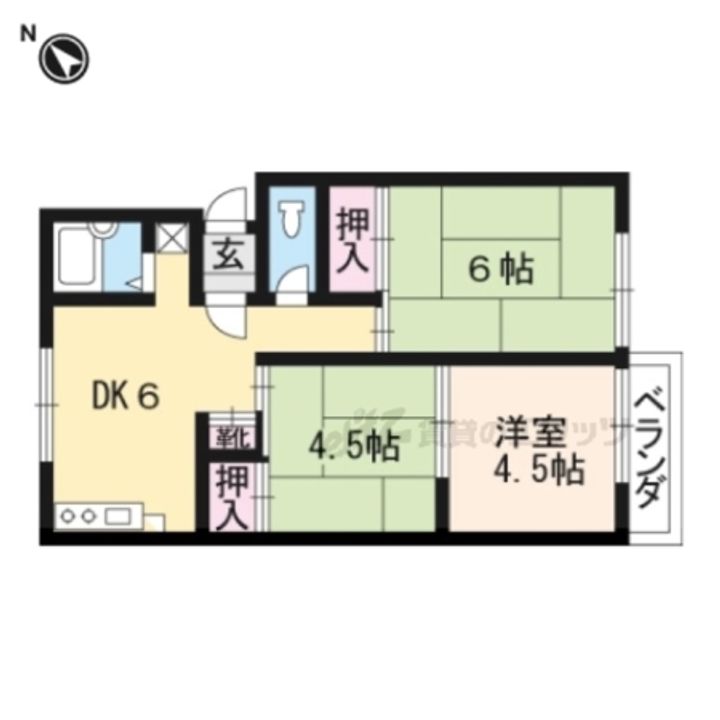 プレジール幸?112の間取り