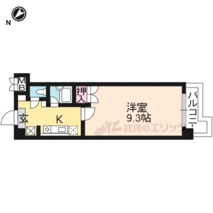 アートプラザ124の間取り