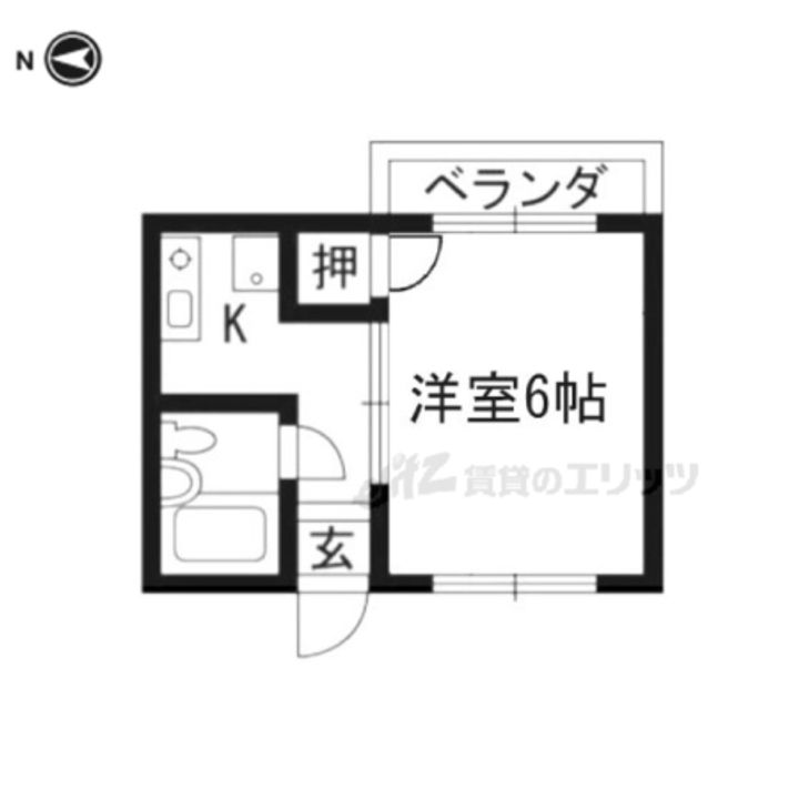 シェモアクレール403の間取り