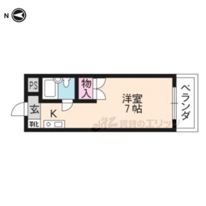 カーサ・ドマーニ207の間取り