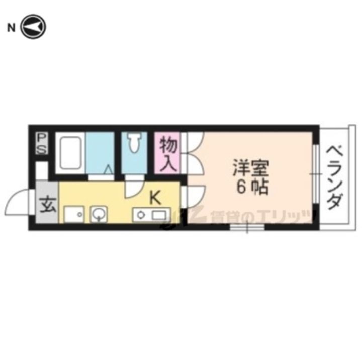 ガーデンライフ竹澤302の間取り