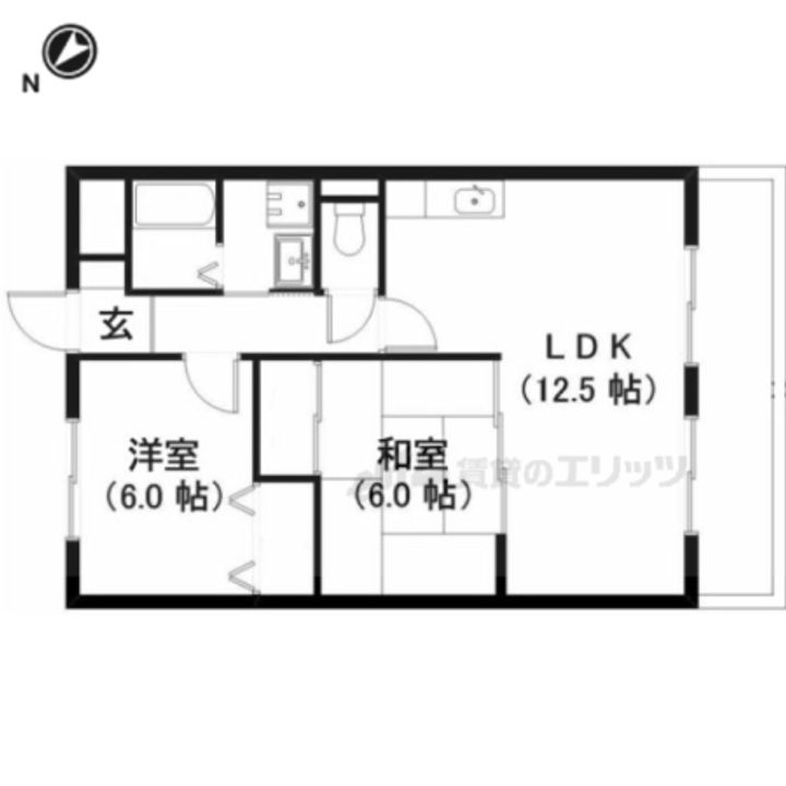 エスポワール304の間取り