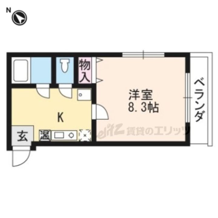 レユシール・アサカ102の間取り