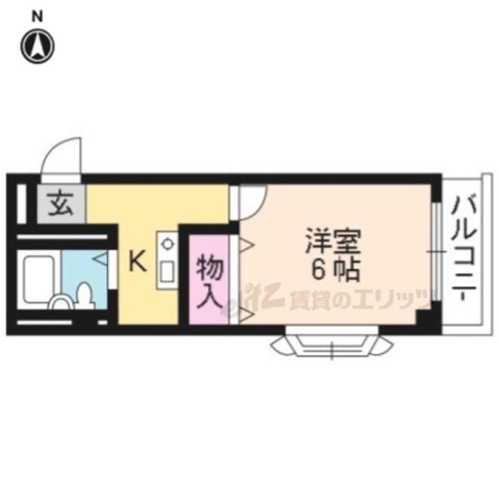 レ・タン・ドゥ・ラ・メールCK?603の間取り