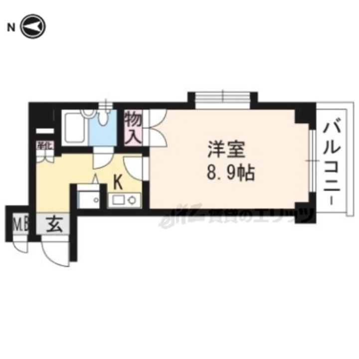 DETOM?1今出川通706の間取り