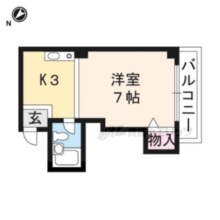 タイムスピア201の間取り