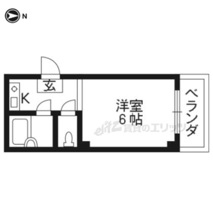 メゾンアオヤマ202の間取り