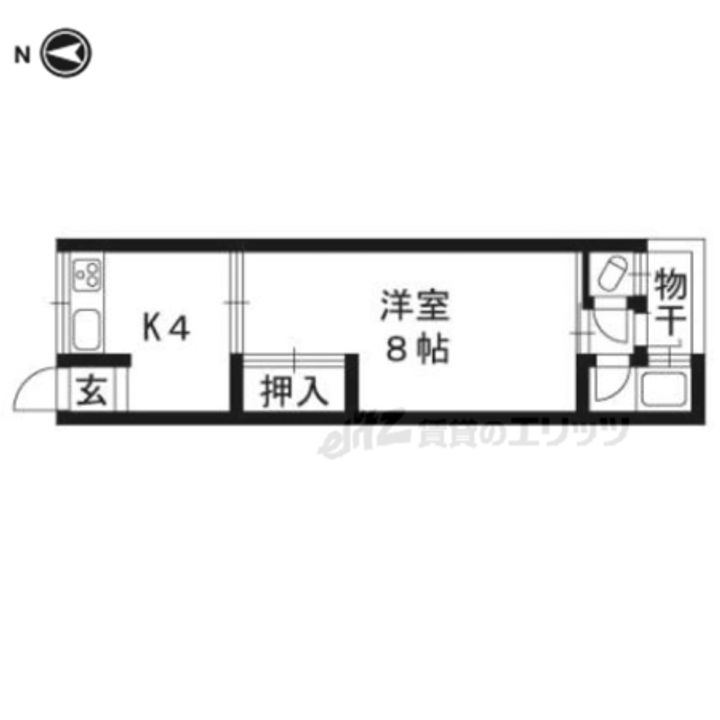 峰山荘6の間取り