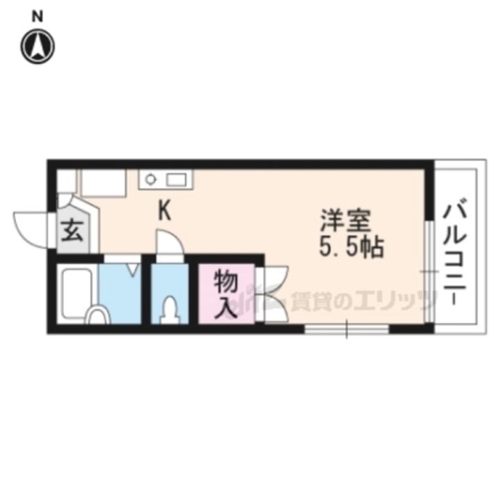 レオパレス音羽沢203の間取り