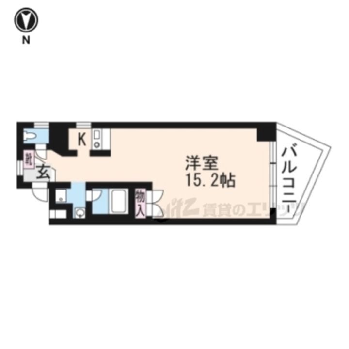 山科IMビル703の間取り
