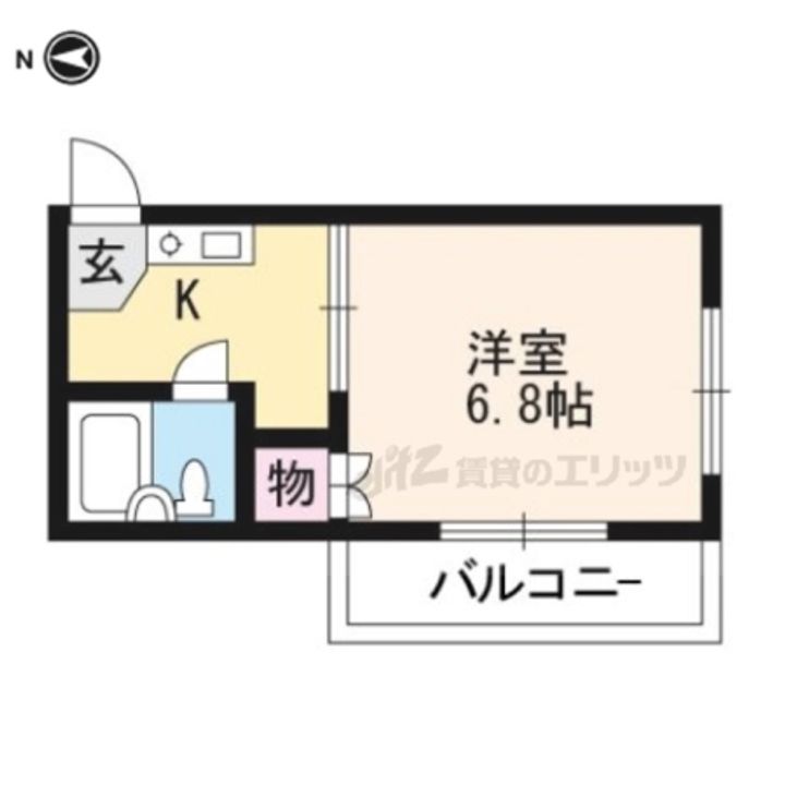 シャトー朝日の間取り