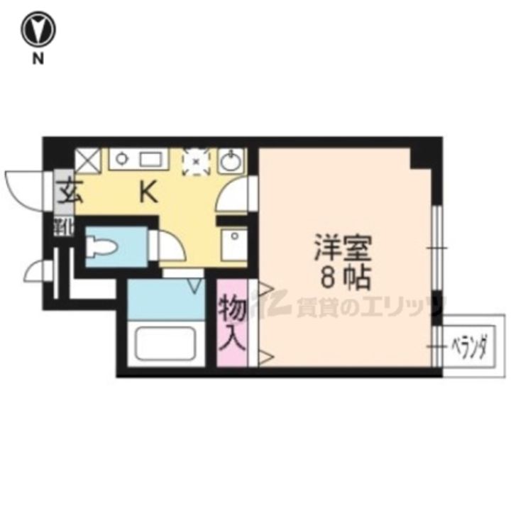 Belle・Forme平安502の間取り