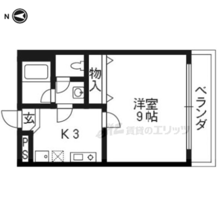 ヴィラ桃山の間取り