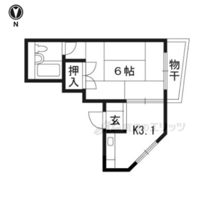 ハイツサンエー202の間取り