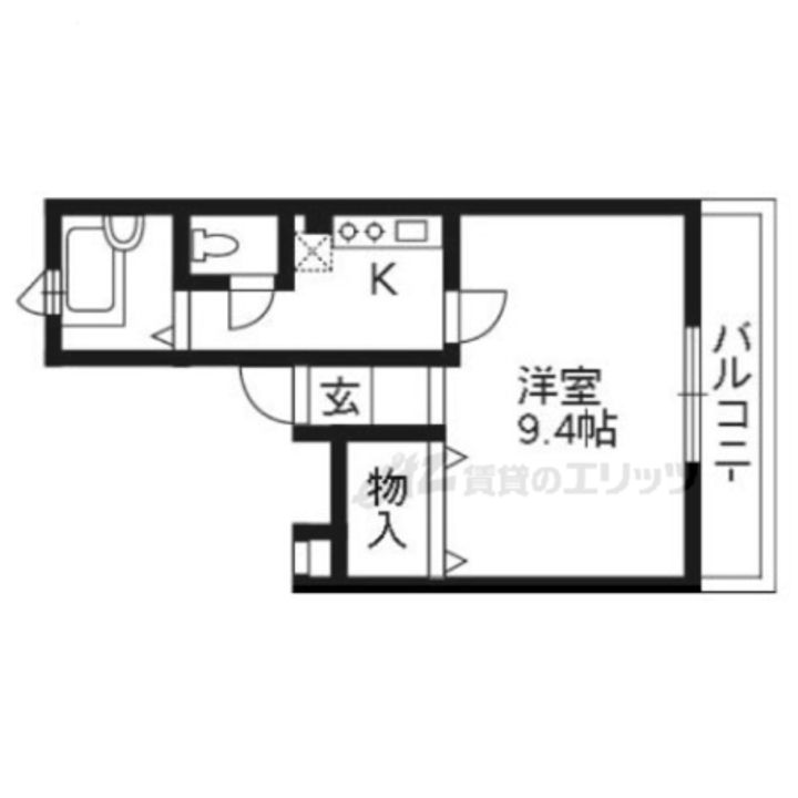 サンクレスト201の間取り