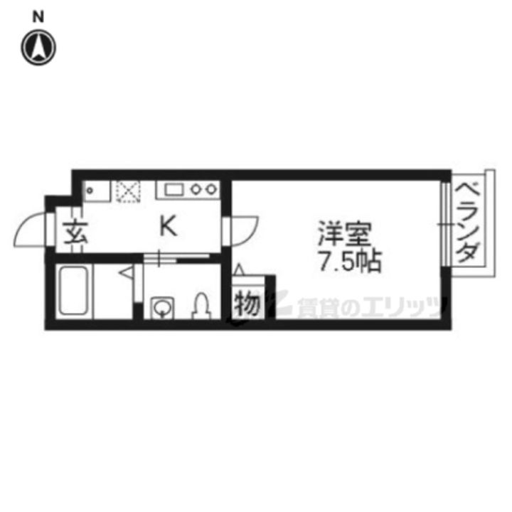 Requie大将軍303の間取り