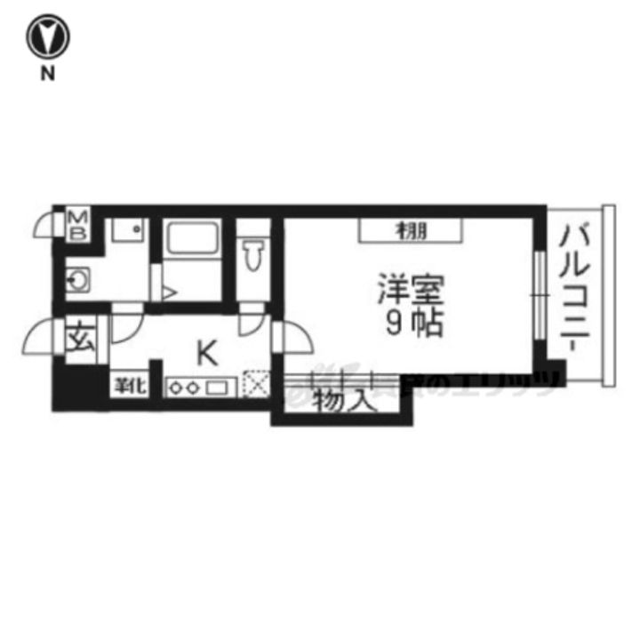 メゾン・アロー2-Iの間取り