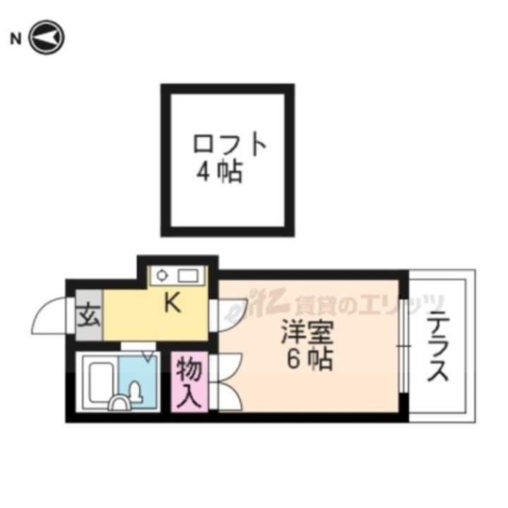 グランプラス桂110の間取り