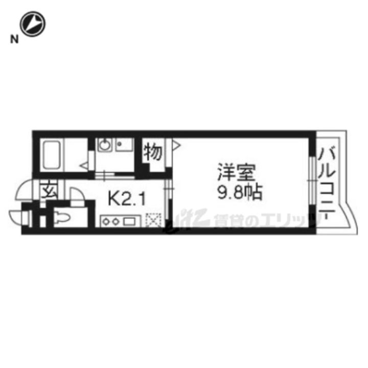 EXE VILLA EASTの間取り
