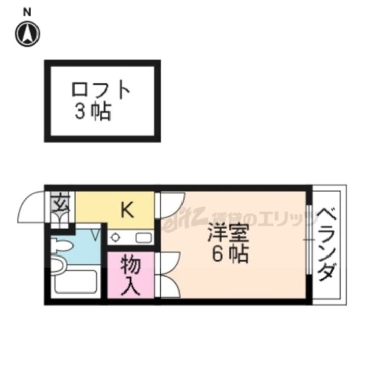 サニーハウス203の間取り